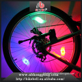 Cheap price LED Waterproof plastic electronic Multicolored road bicycle wheel light